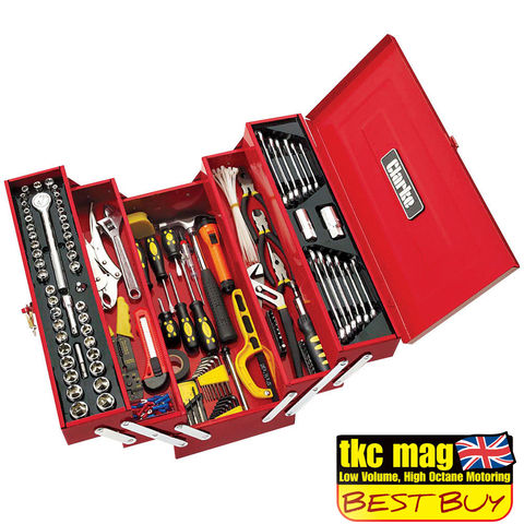 Clarke CHT641 199 piece DIY Tool Kit with Cantilever Tool Box