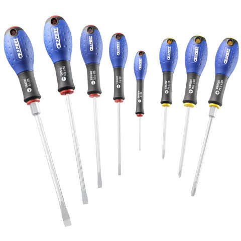 Expert by Facom E160904B - Set Of 8 Electrician's And Mechanic's Screwdrivers