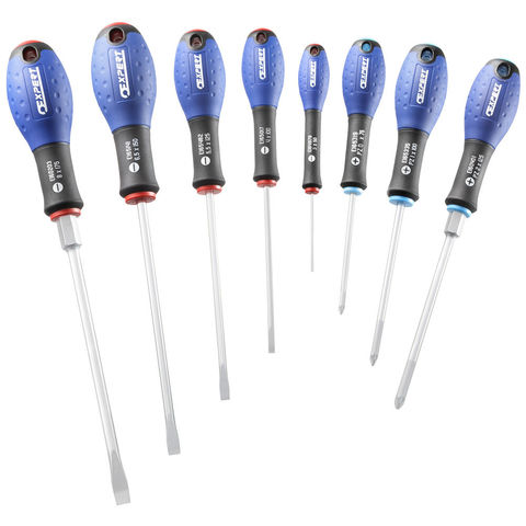 Image of Facom Expert by Facom E160906B - Set Of 8 Mechanic's And Electrician's Screwdrivers