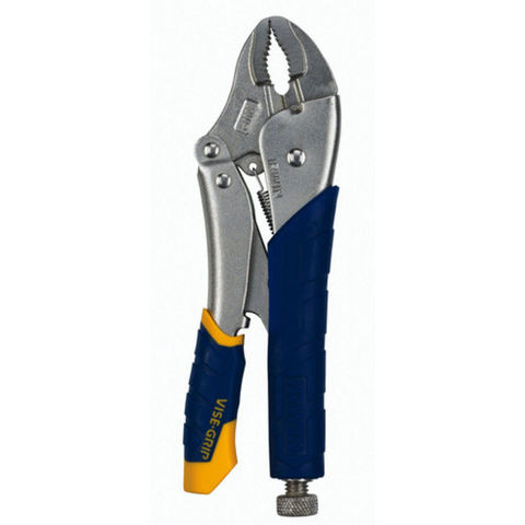 Image of Irwin Irwin Vise Grip - 10" Curved Jaw Locking Pliers With Wire Cutter