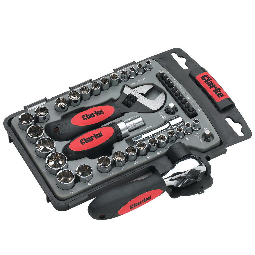 Clarke CHT533 45 piece 'Stubby' Wrench Set Machine Mart Machine Mart