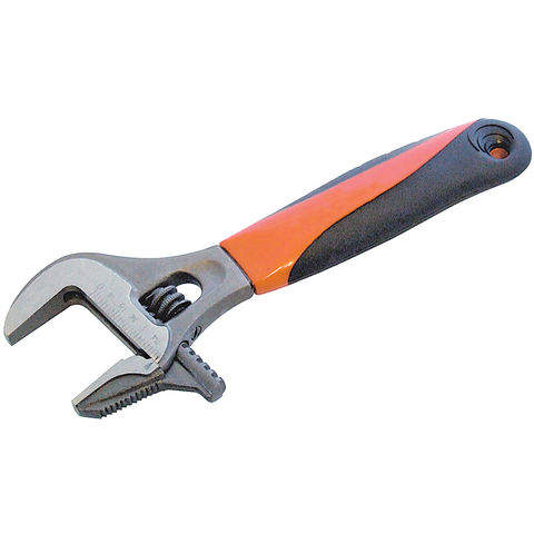 Amtech 2-In-1 8" Wide Mouth 38mm Adjustable Wrench