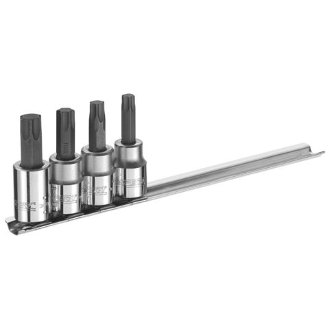 US PRO TORX BIT Socket Set 3/8 Torx Star Keys TRX TX T