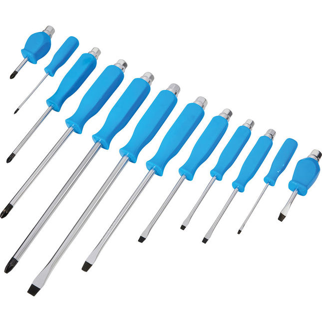 12 Piece Thru-shaft Screwdriver Set
