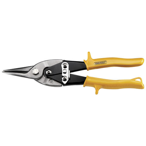 Teng Tools 490W 10" Straight High Leverage Tin Snips