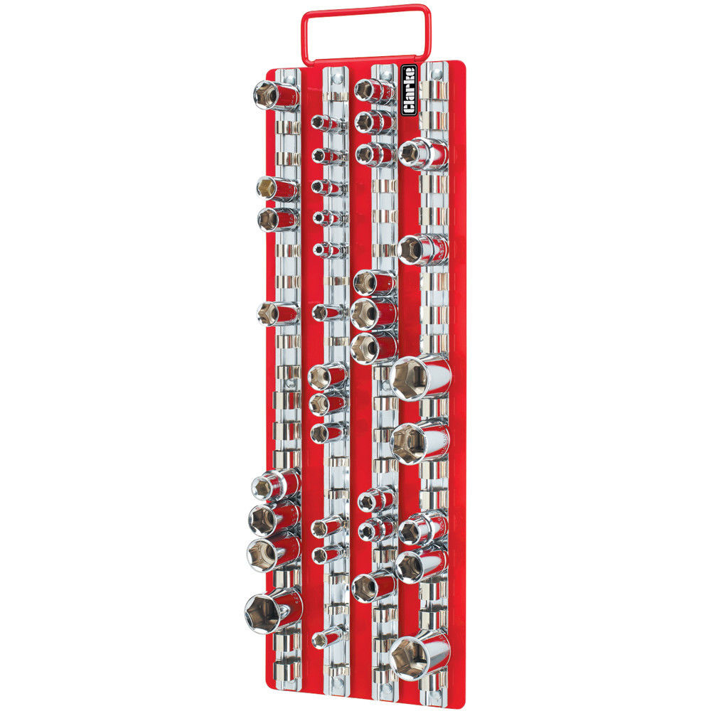 Clarke CHT645 80 Piece Socket Rail Tray Machine Mart Machine Mart