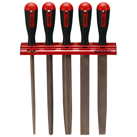 Teng Tools WRFL05 5 Piece 10" File and Wall Rack