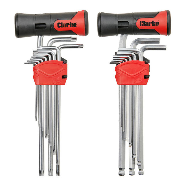 Clarke Cht941 22 Piece Hex And Torx Key Set