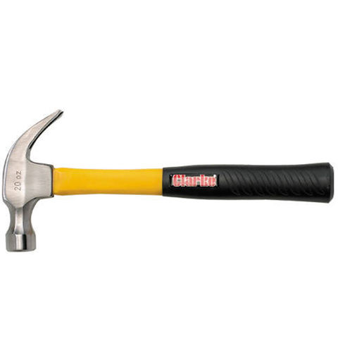 Clarke CHT506 20oz Claw Hammer (Fibreglass Handle)