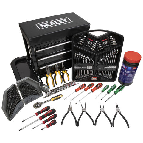 Image of Sealey Sealey SCR18COMBO Creeper Seat Tool Kit Combo