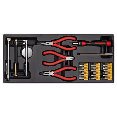 Sealey TBT17 38 Piece Precision & Pick-Up Tool Set in Tool Tray 