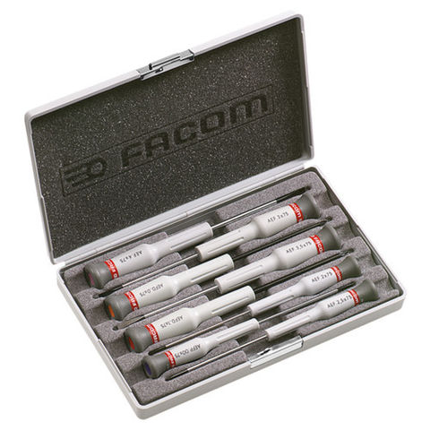 Facom AEF.J6 Case Set Of 8 Micro-Tech Screwdrivers
