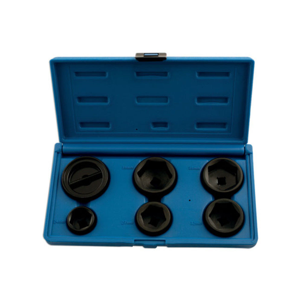 6 Pieces Laser 5123 Oil Filter Socket Set 