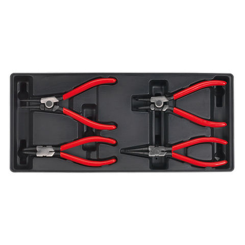 Image of Sealey Sealey TBT03 4 Piece Tool Tray Circlip Pliers Set