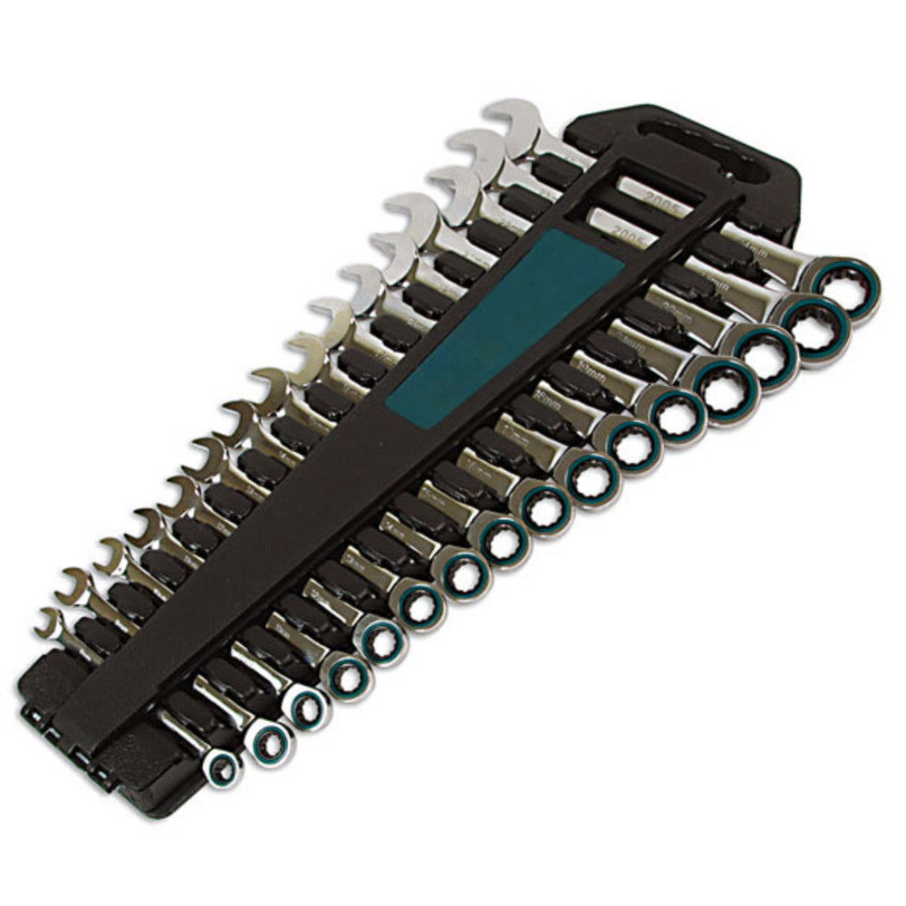 Kamasa 55774 16 Piece 8 24mm Ratchet Ring Spanners Machine Mart