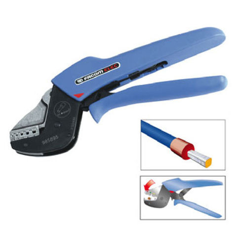 Facom 985895 Wire End Crimping Pliers for Cable Terminals