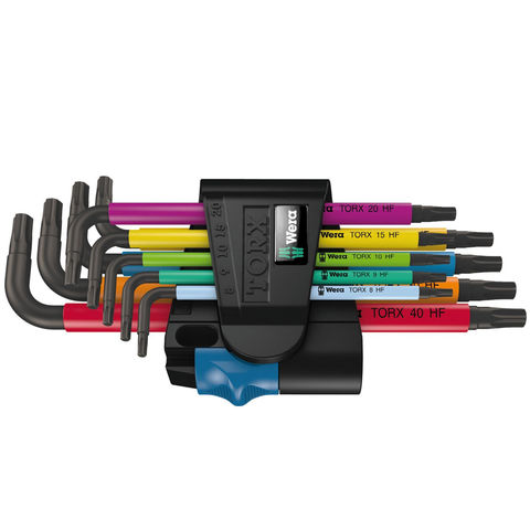 Wera 967 SL/9 TORX® HF Multicolour L-key set