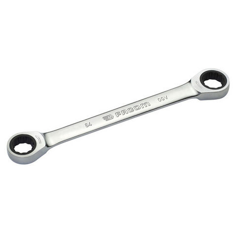Photo of Facom Facom 64.5/16x11/32 Ratchet Ring Spanner 5/16 X 11/32 Inch