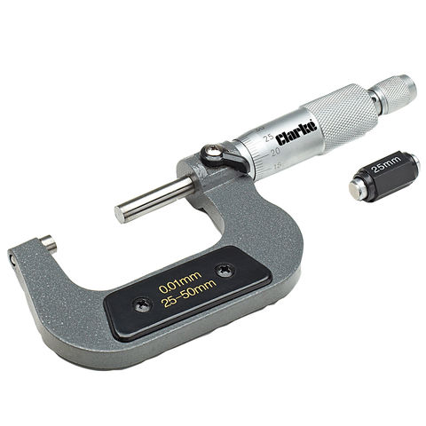 Clarke CM190 25-50mm Micrometer