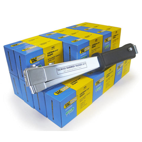 Image of Tacwise Tacwise 1179 A11 Hammer Stapler with 75,000 Staples (Type 140 / 6-10 mm Staples)