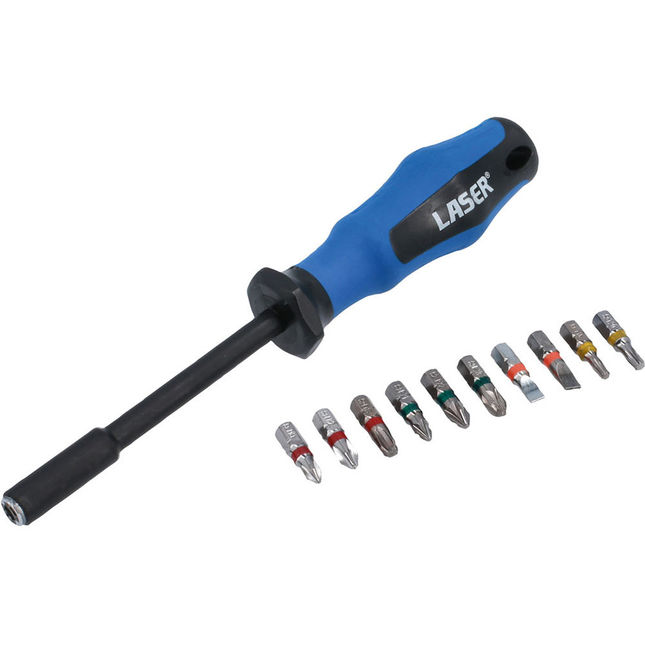 Laser 8499 10-in-1 Screwdriver Bit Set