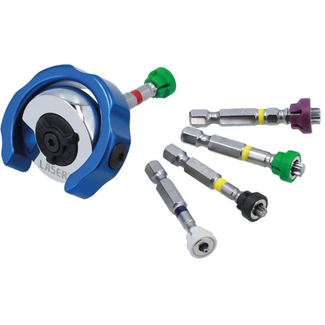 Laser 8648 25 Piece Swivel Palm Grip Magnetic Bit Set