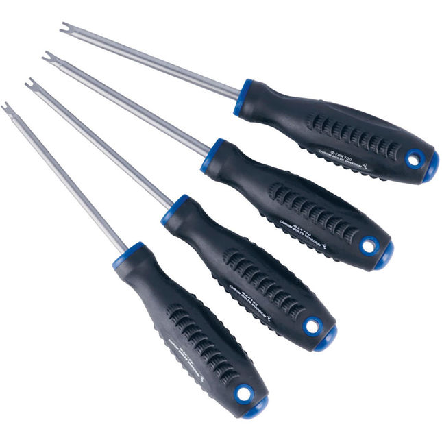 Laser 8760 4 Piece U-type Security Screwdriver Set