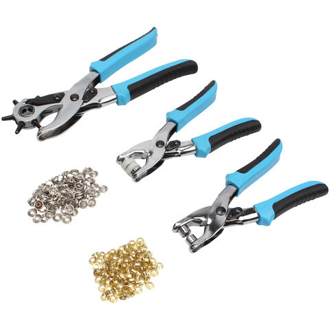 Image of Blue Spot Tools 3 Piece Punch And Eyelet Plier Set