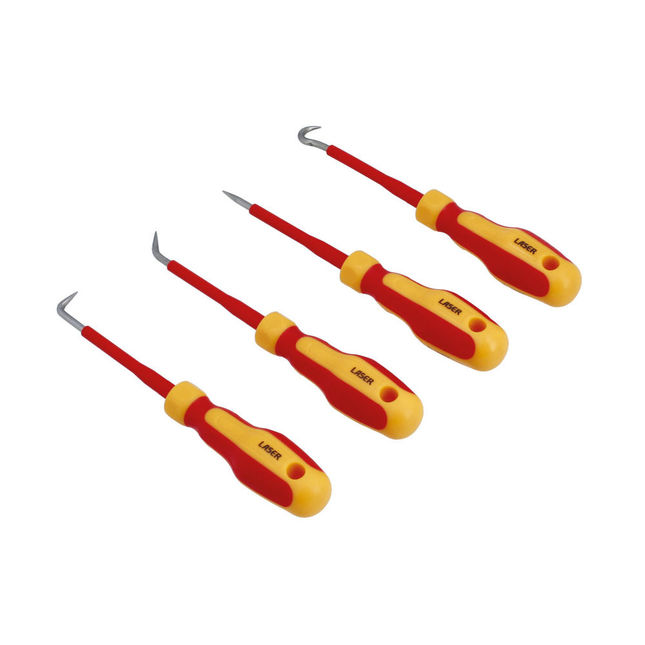 Laser 8888 Insulated Mini Hook & Pick Set 4 Piece