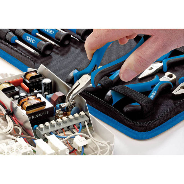 Draper 16 Piece Precision Plier and Screwdriver Set - Machine Mart