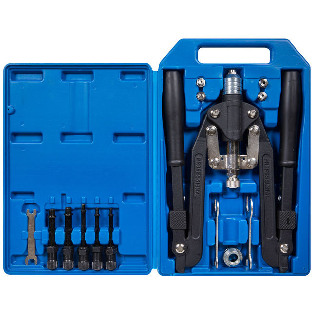 Blue Spot Long Arm Rivet (3.2-6.4) and Nut Riveter (M4-M10) Set ...
