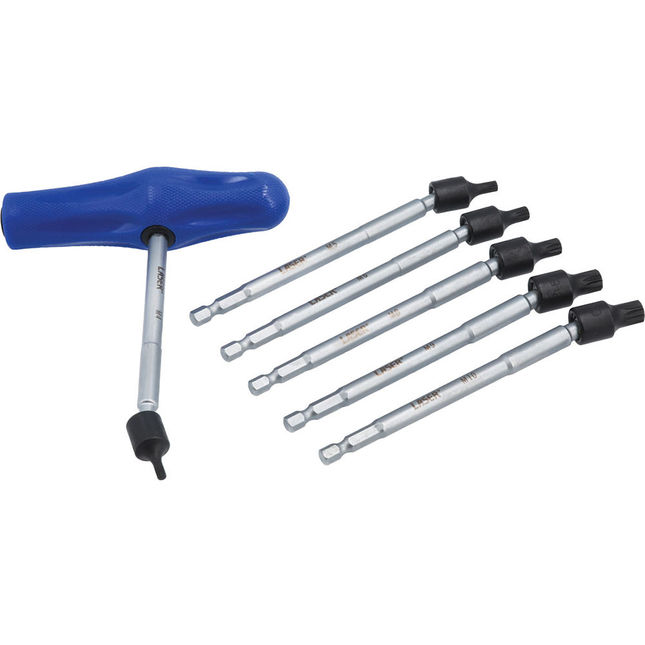 Laser 8225 6 Piece Universal Joint Spline Bit Set