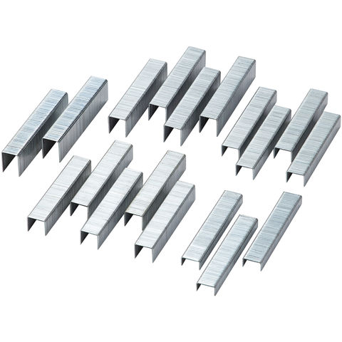 Pack of 500, 14mm Square Staples