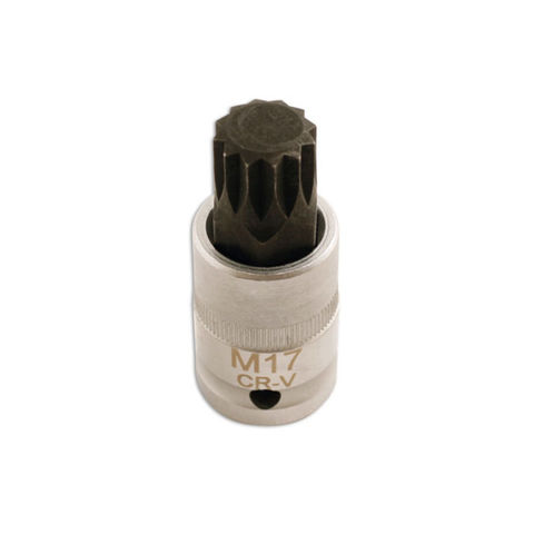 Laser 5218 - M17 1/2" Drive Spline Bit Socket