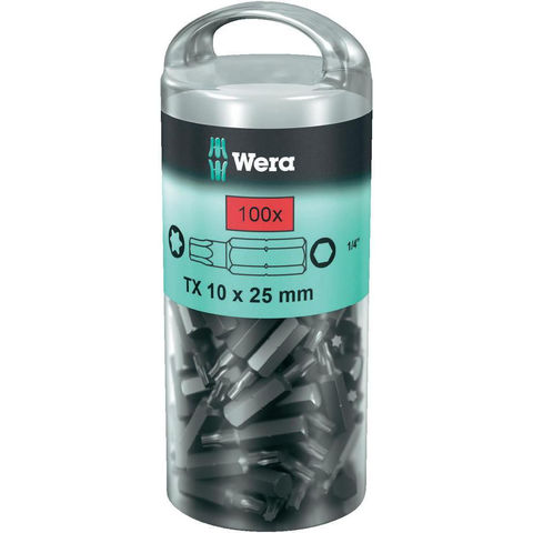 Wera 867/1Z Bit Tx10/25 Extra Tough Pack Of 100