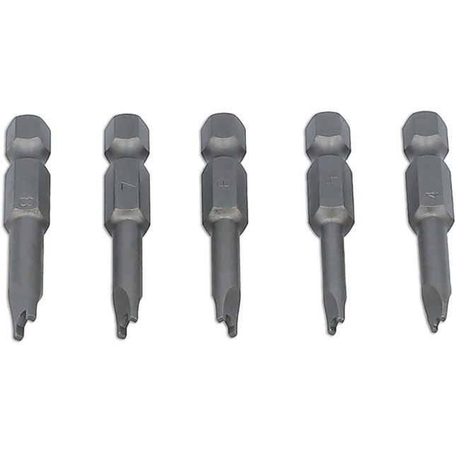 Laser 8734 5 Piece U-Type Security Bit Set