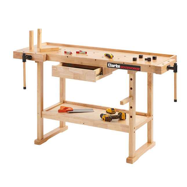Clarke Ch1500b Woodworker Wooden Work Bench