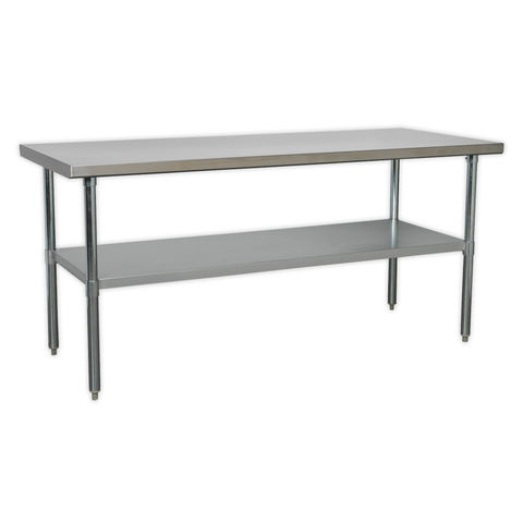 Image of Sealey Sealey AP1872SS Stainless Steel Workbench 1.8m
