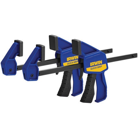 Irwin Quick-Grip T5462EL7 Mini One-Handed Bar Clamp 150mm (6") Twin Pack