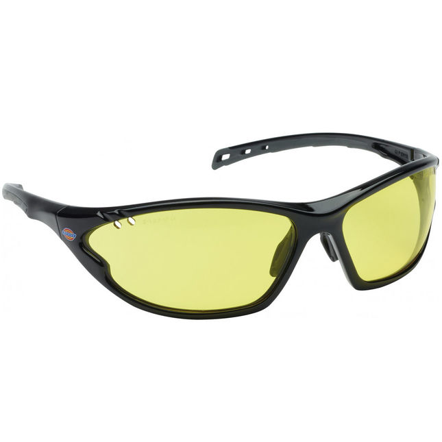 Image of Dickies Dickies Unrestricted Vision Safety Glasses Amber