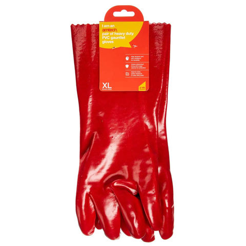 Image of Amtech Amtech N2410 PVC Red Gauntlet Glove - XL