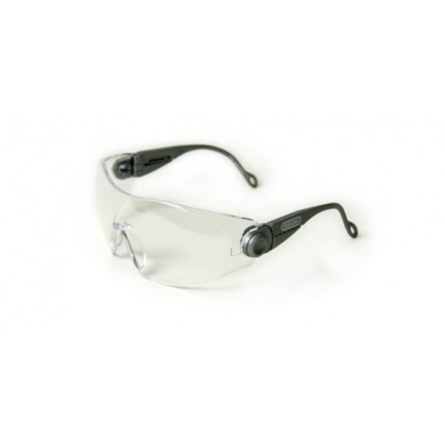 Image of Machine Mart Xtra Oregon Clear Lens Thick Frame Safety Glasses