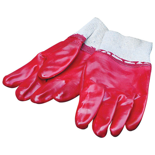 Image of Machine Mart Red Rubber Gloves One Size