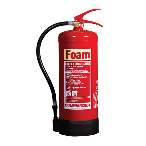 Commander 6 Litre  AFFF Foam Fire Extinguisher