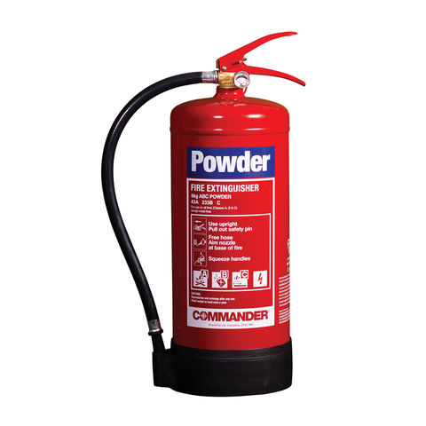 Checkfire Commander 6kg ABC Dry Powder Fire Extinguisher
