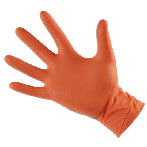 Machine Mart Grippaz Pack Of 50 Heavy Duty Silicone Free Gloves
