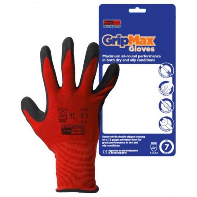 Image of Rodo Blackrock Advance Gripmax Nitrile Glove