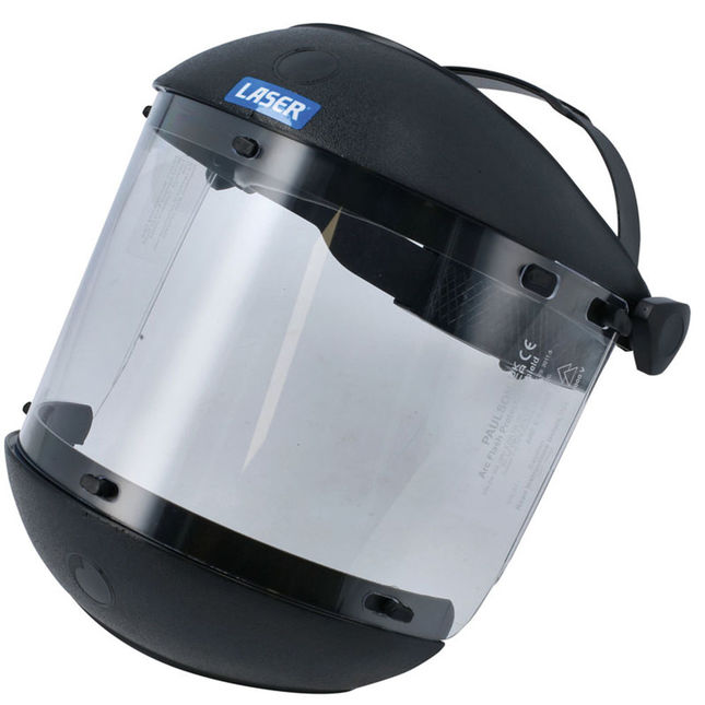 Laser 8660 Protective Arc Flash Face Shield With Chin Guard - 1000v Rated