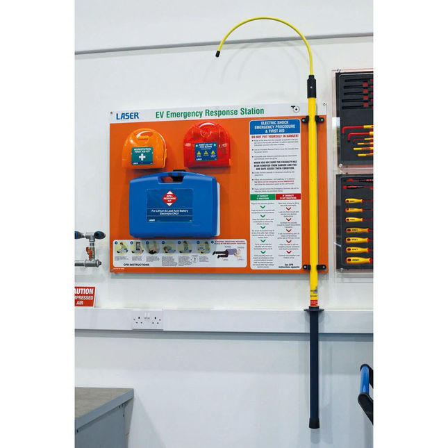 Laser 8969 Ev Emergency Response Station With Electric Burns Kit- First Aid Kit- Battery Spill Response Kit