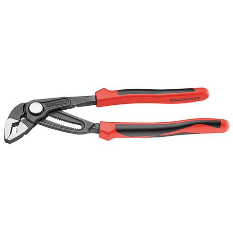 Teng Tools 10" One Hand Quick Set Water Pump Pliers TPR Grip